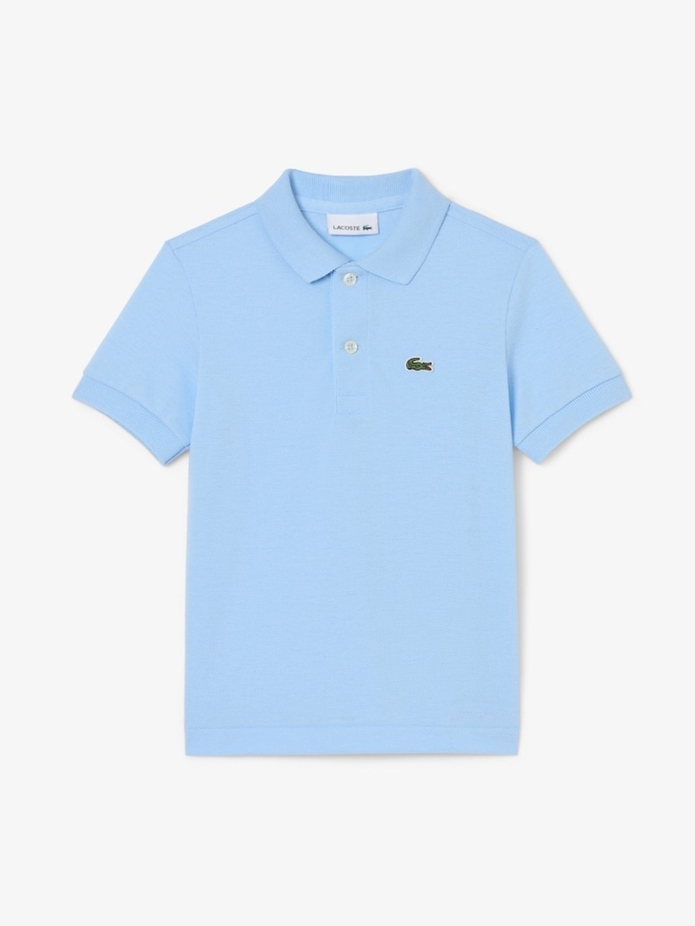 Lacoste Boys' Light Blue Cotton Polo Shirt Boys' Petit Piqué Polo
